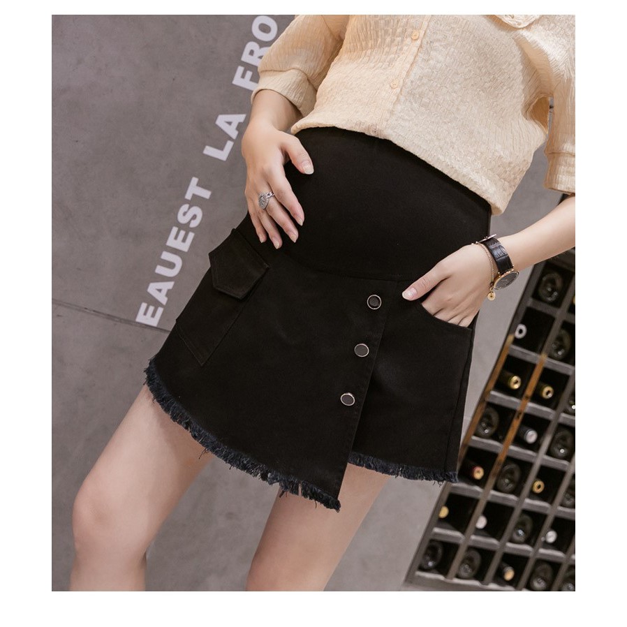Chân Váy Bầu Jean Mềm CVB65