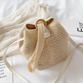 Túi Xách Đan Rơm Thời Trang Đi Biển Cho Nữ