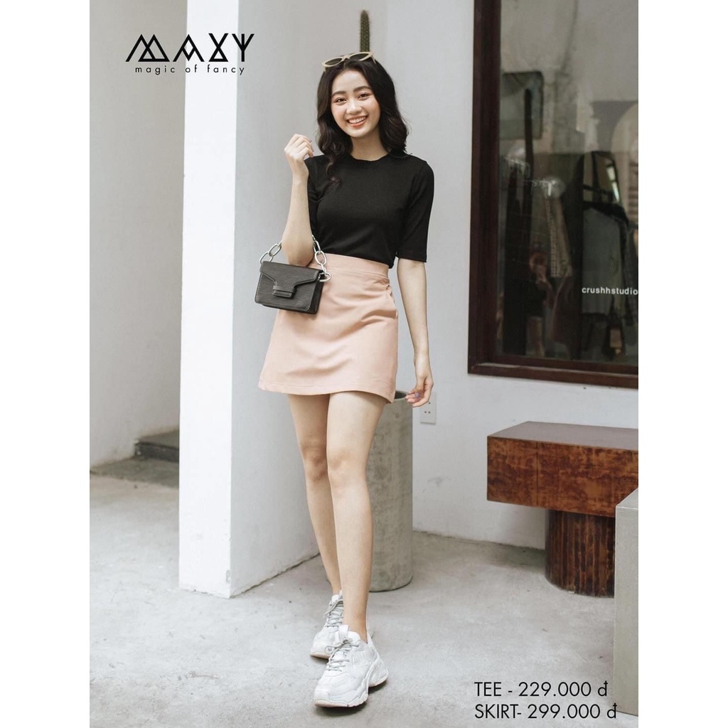 Áo thun knitted form ôm dáng update thêm nhiều màu mới siêu xinh knitted basic tee Maxy Workshop