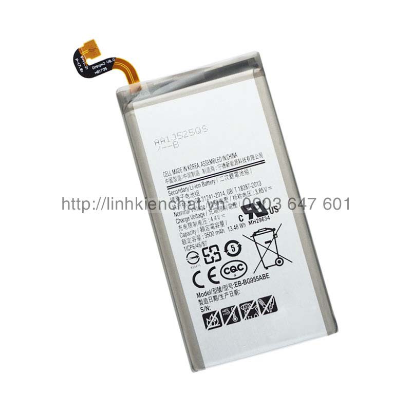 Pin Galaxy S8 Plus S8+ G955 SM-G955F Made in Việt Nam 3500mAh - Hàng Zin