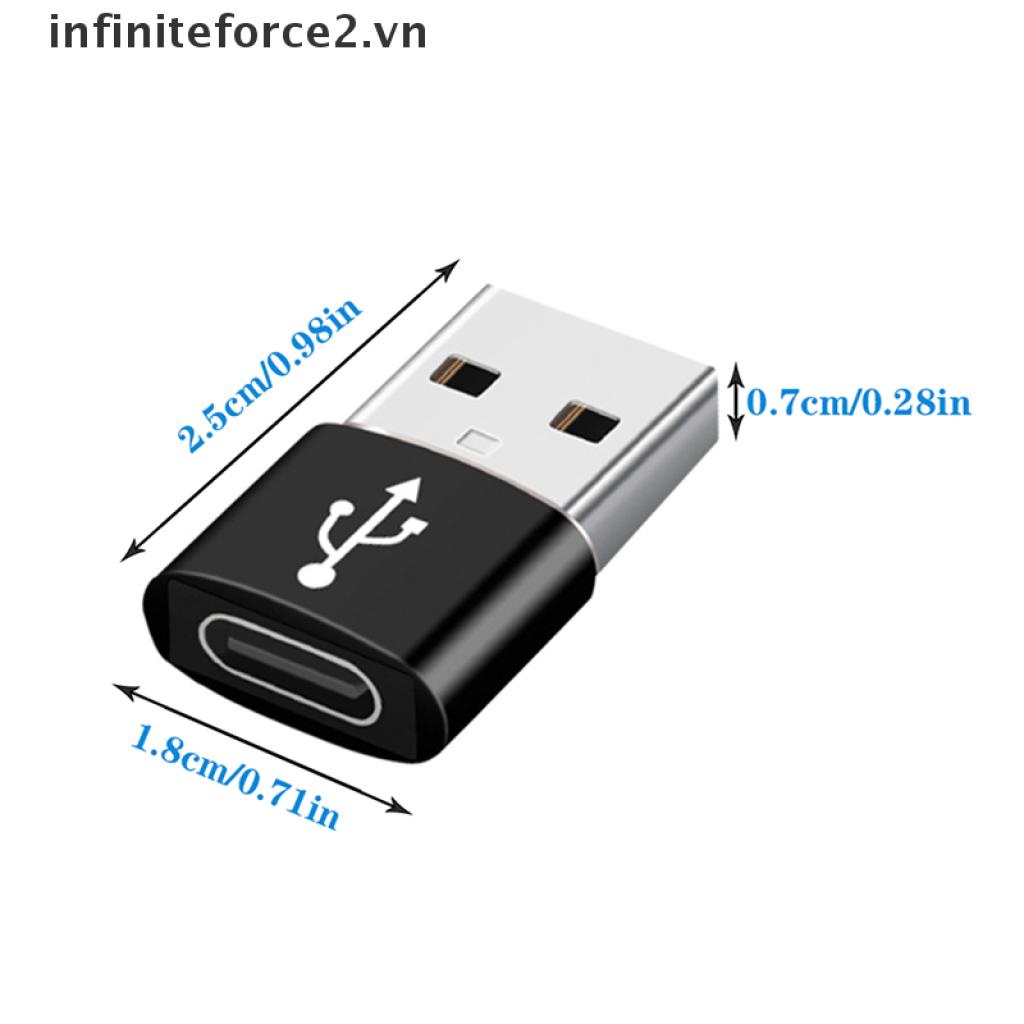 Set 2 Đầu Chuyển Đổi Usb C 3.1 Type C Sang Usb 3.0 Chuyên Dụng