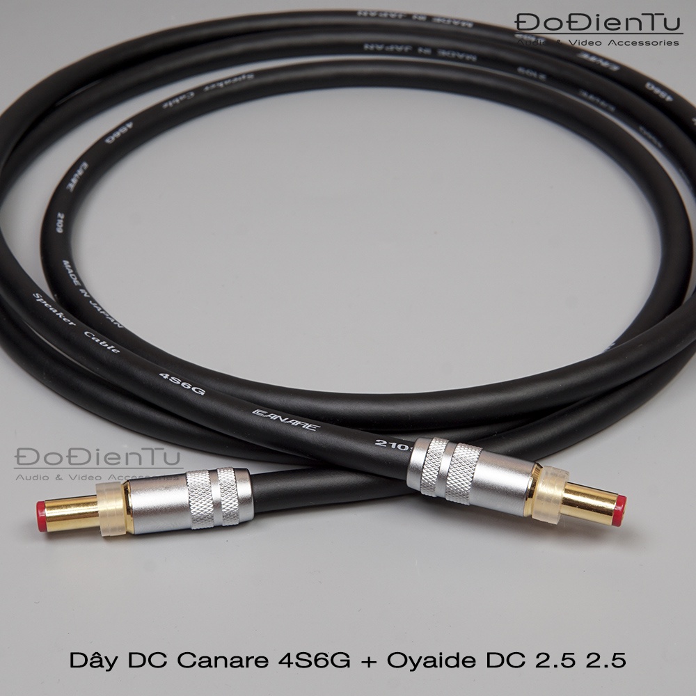 DIY Dây nguồn DC Canare 4S6G