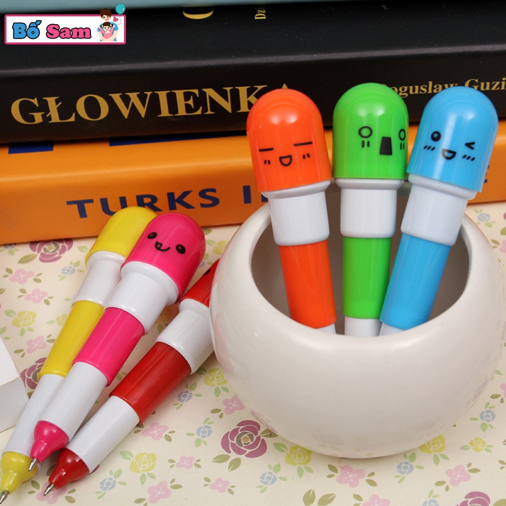 Bút viết hình viên thuốc, bút thuốc đáng yêu cute Shop Bố Sam