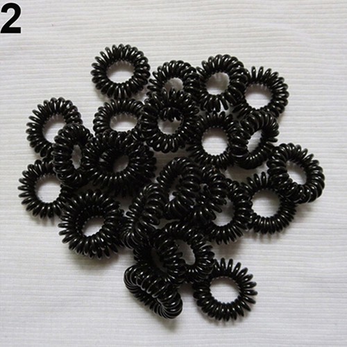 [Hàng mới về] Set 20 dây buộc tóc dạng lò xo co giãn cho nữ V08