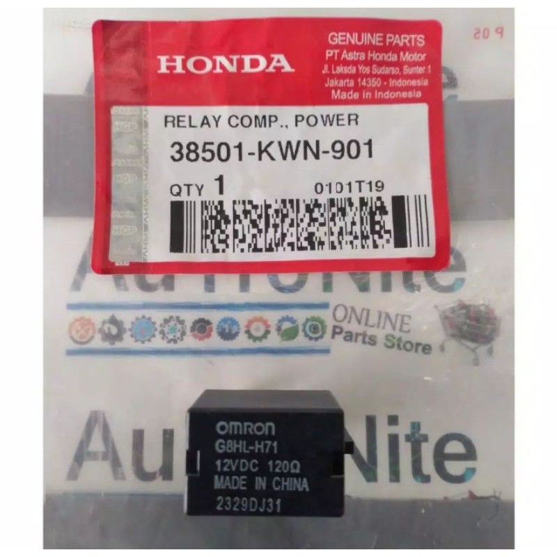 OMRON Thiết bị khởi động điện 38501-Kwn-901 cho xe Honda 4 pin
