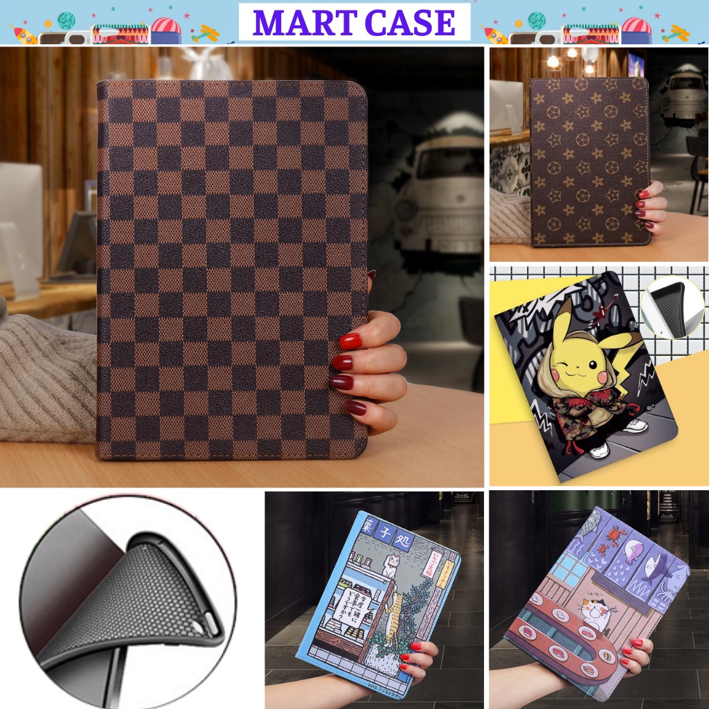Ốp ipad silicon hoa lá ipad Air 3/Air 4/Pro 11/ gen5/6/7/8/9/Air 2/Air 1...MART CASE