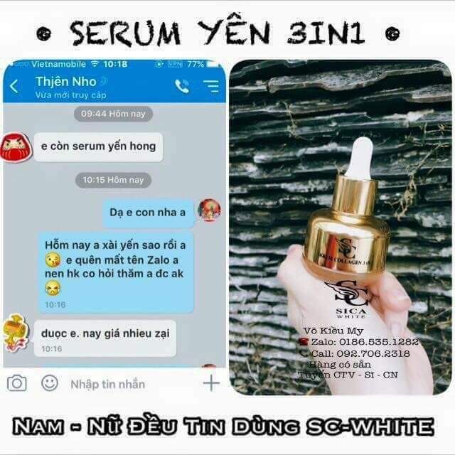 SERUM COLLAGEN 3IN 1(Mỹ phẩm SICA WHITE)