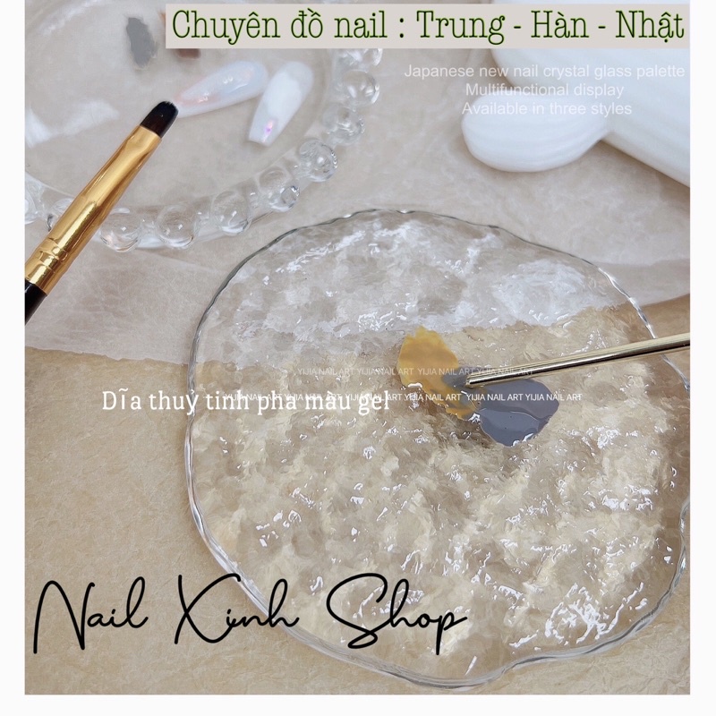 Bảng trưng bày móng tay nghệ thuật / bảng pha màu gel - nailxinhshop