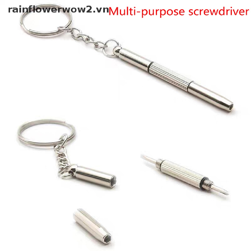 Tua Vít Sửa Kính / Đồng Hồ 3 Trong 1 Nhỏ Gọn Kèm Chìa Khóa