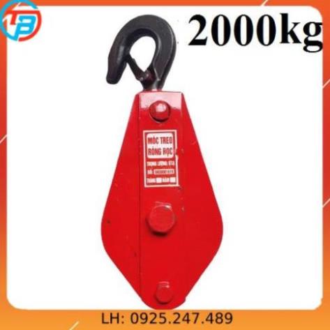 Ròng Rọc Pully 2000 kg CÁP THÉP Thái Bình VinàN