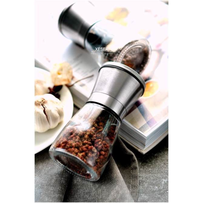 Dụng cụ xay tiêu thủy tinh lắp inox | BigBuy360 - bigbuy360.vn