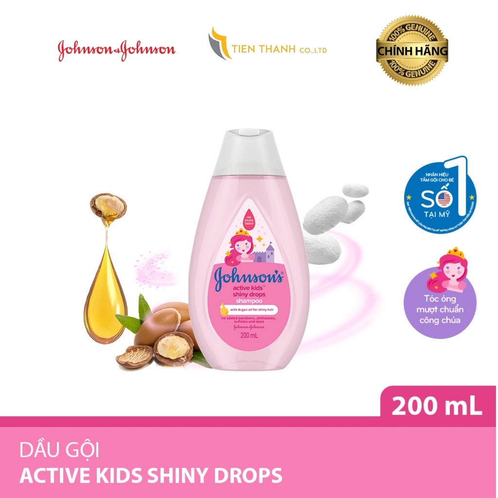 Dầu gội Johnsons Baby Các Loại ( Óng mượt/ Chắc khỏe cho bé gái/ Thơm mát năng động )- Hàng chính hã