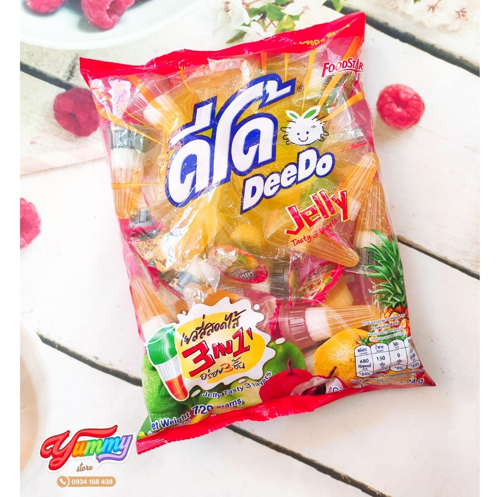 Thạch Rau Câu 3in1 Deedo Jelly