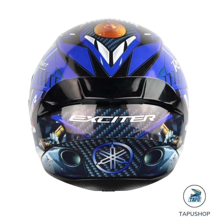MŨ BẢO HIỂM FULLFACE 1 KÍNH ROYAL M138B LÊN TEM EXCITER XANH GP