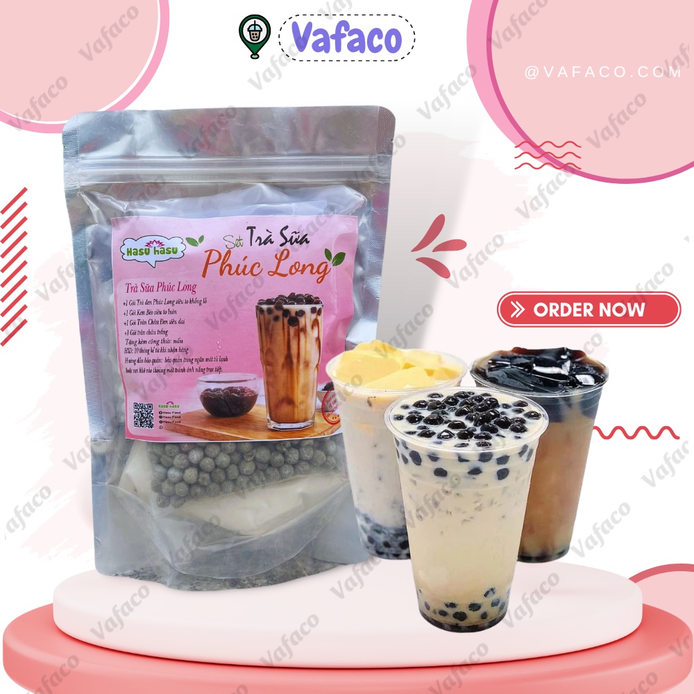 Set Trà Sữa Phúc Long Tự Pha Thơm Ngon, An Toàn, Hợp Lý _ 400g