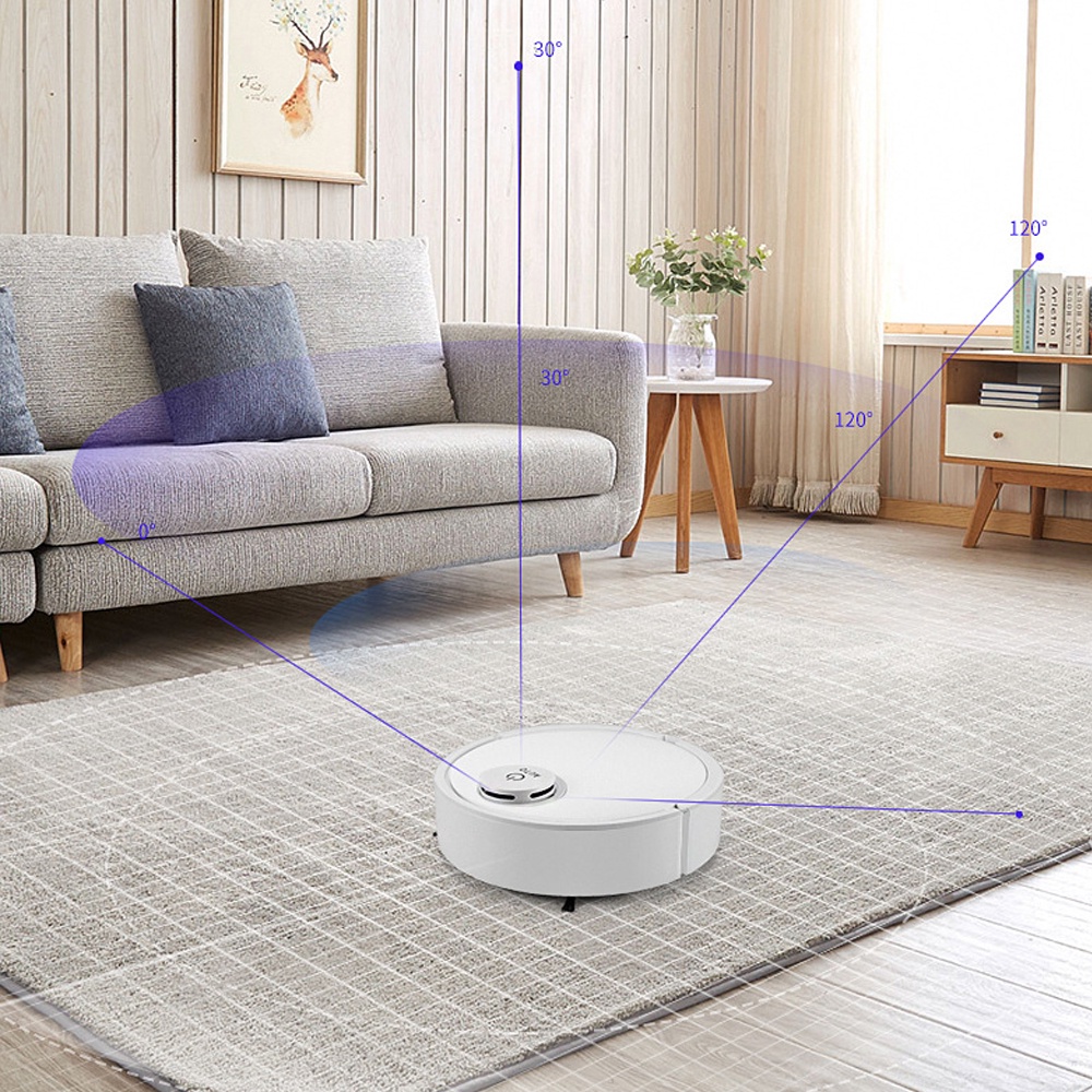 Robot Hút Bụi Lau Nhà, Máy Hút Bụi Thông Minh ES300. Lực Hút Khỏe, Vận Hành Êm Ái. BẢO HÀNH TOÀN QUỐC!