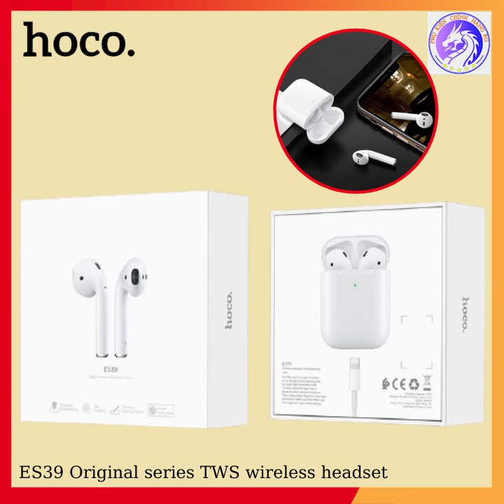 Tai Nghe Bluetooth V5.0 Cảm Ứng Hai Bên Hoco ES39 & Lanex LEP-W12 Có Mic Dock Sạc Không Dây - BH 12 Tháng | BigBuy360 - bigbuy360.vn