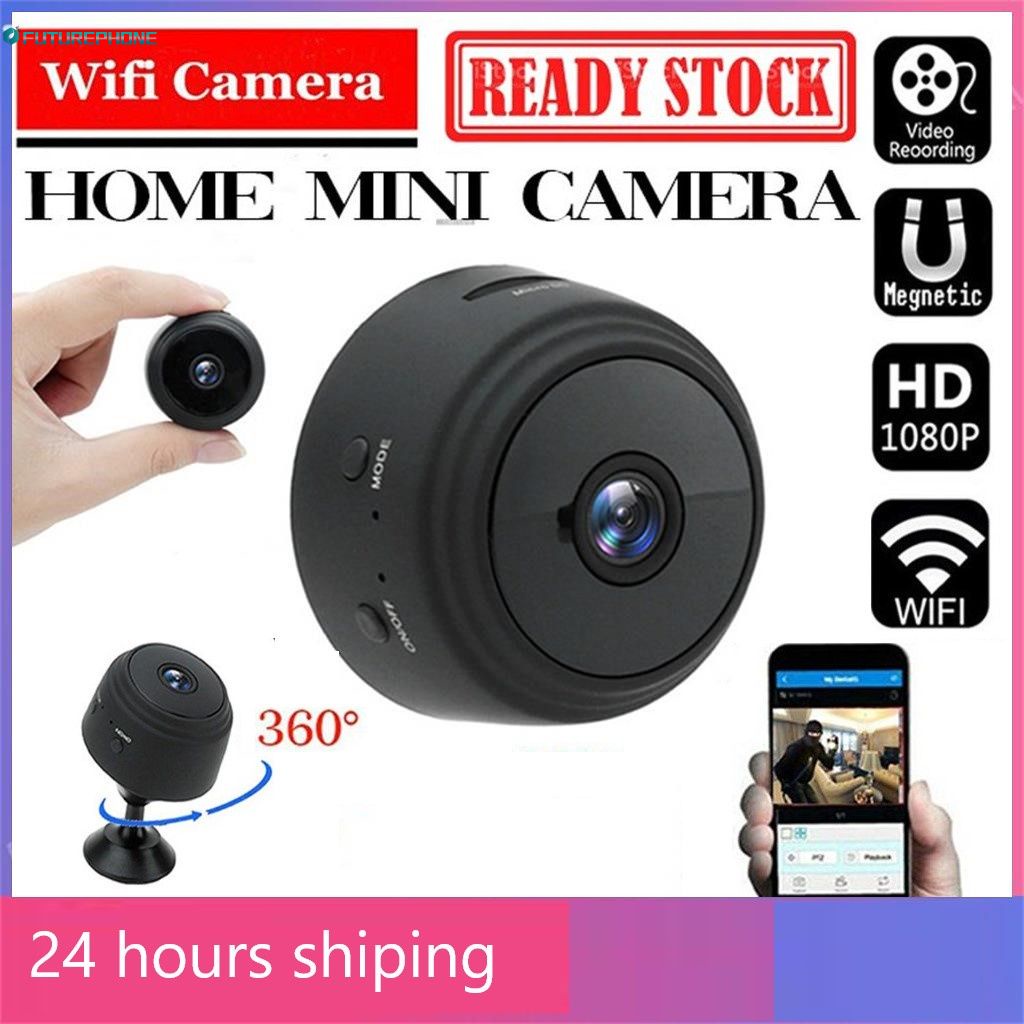 Máy quay an ninh A9 Full HD 1080P 4K xoay góc 150 độ tầm nhìn đêm nhỏ gọn tiện lợi