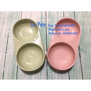 Bát Đôi Cho Chó Mèo | Bát Ăn Uống Cho Chó Mèo (Ảnh thật)