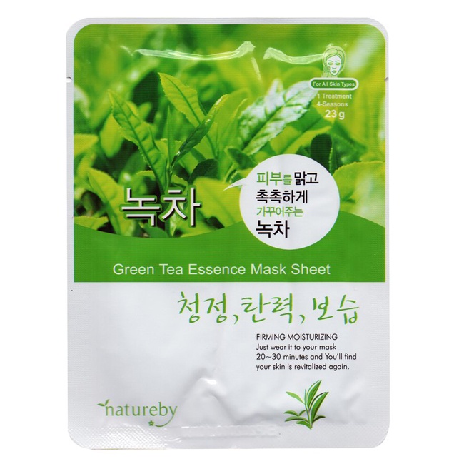 Mặt nạ dưỡng da Hàn Quốc đủ loại chiết xuất thiên nhiên Natureby Essence Mask Sheet