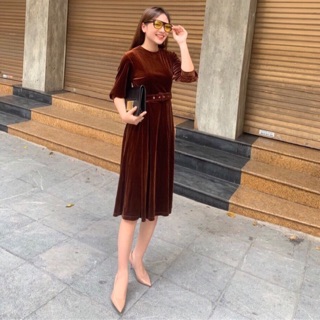 Đầm nhung mng