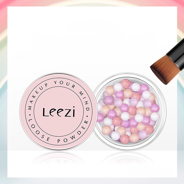 LEEZI Magic Meteor Loose Powder Ball Phấn Má Hồng Trang Điểm Dạng Viên 18g