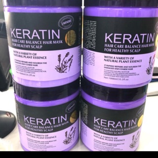 Ủ tóc Keratin 1000ml (nâu , tím )
