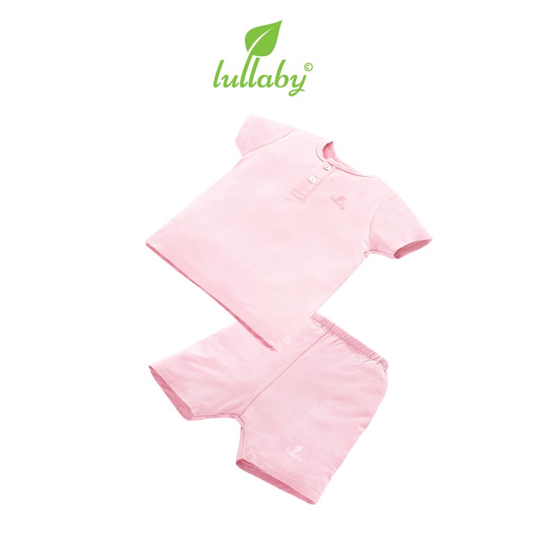 Lullaby - Bộ quần áo cộc tay bổ nẹp - NH621P - BST BAMBOO TODDLER - TRE NHỎ TINH NGHỊCH