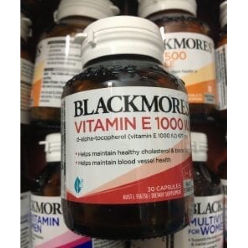(Date 2025) Blackmore Vitamin E 1000IU 30 viên | Thế Giới Skin Care