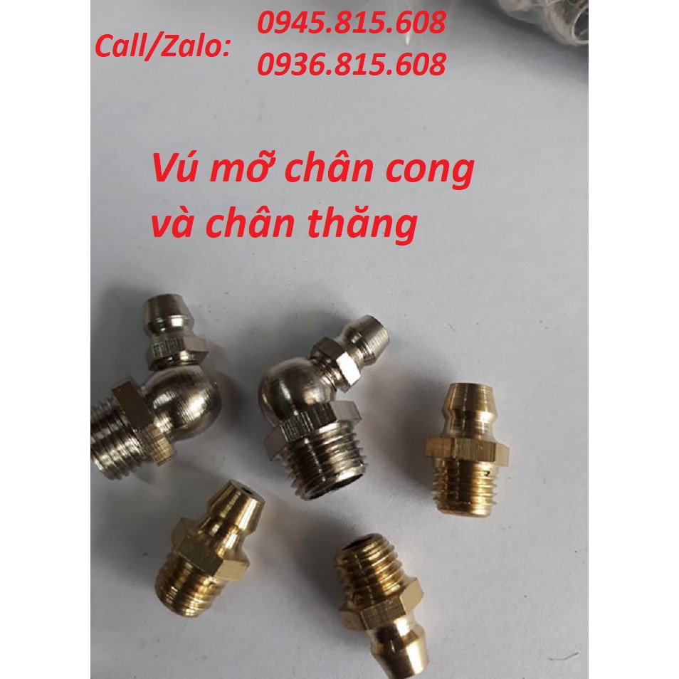 [COMBO] 10 Đầu vú mỡ. Vú bơm mỡ các loại 6,8,10... Cong,Thẳng