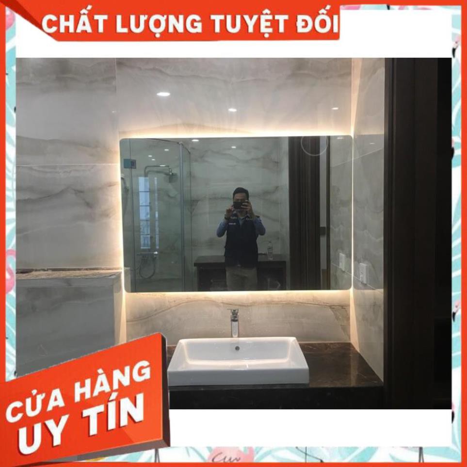 Gương Phòng Tắm Đèn Led hoàng kim cảm ứng 3 chạm thông minh kích thước 50x70 cm - guonghoangkim mirror