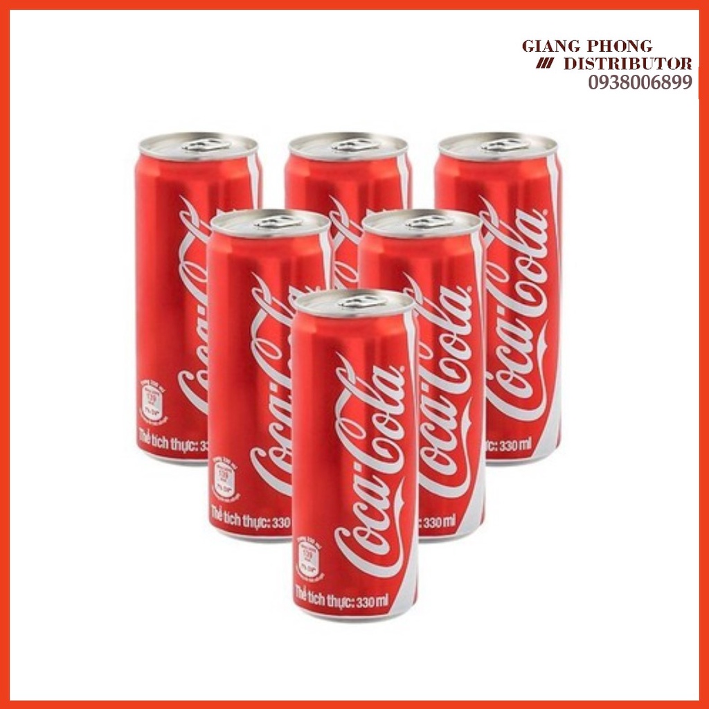 Két 24 lon Coca Cola vị nguyên bản 320ml