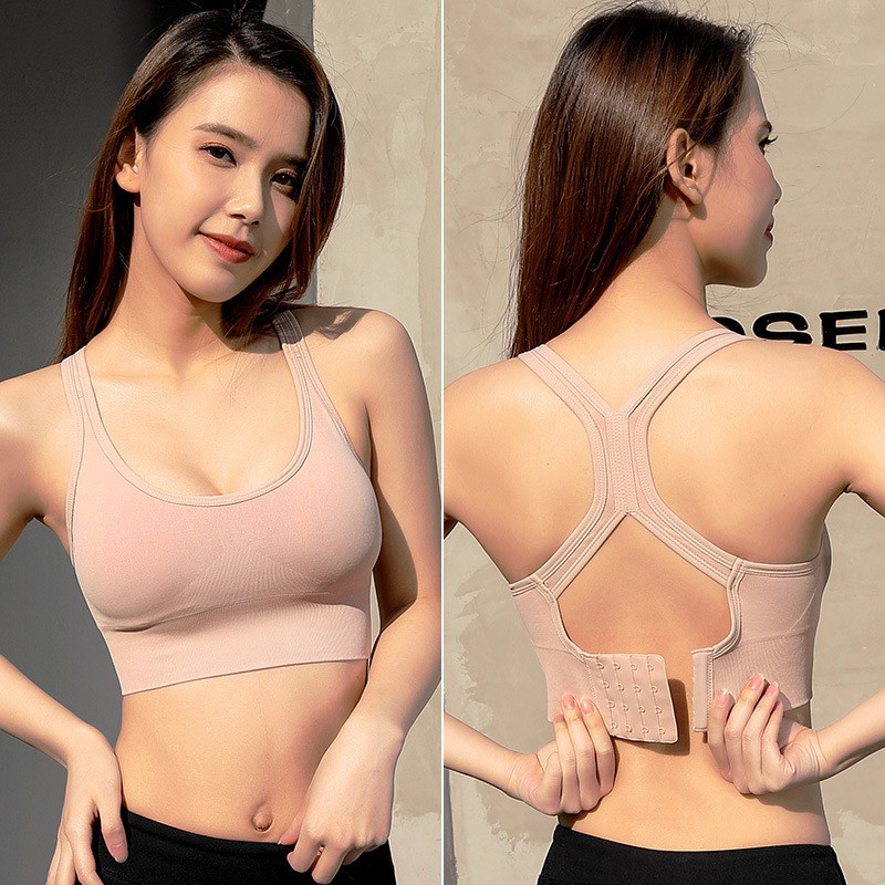 sport bra Áo bra tập gym, bra thể thao dáng đẹp, móc cài sau thời trang