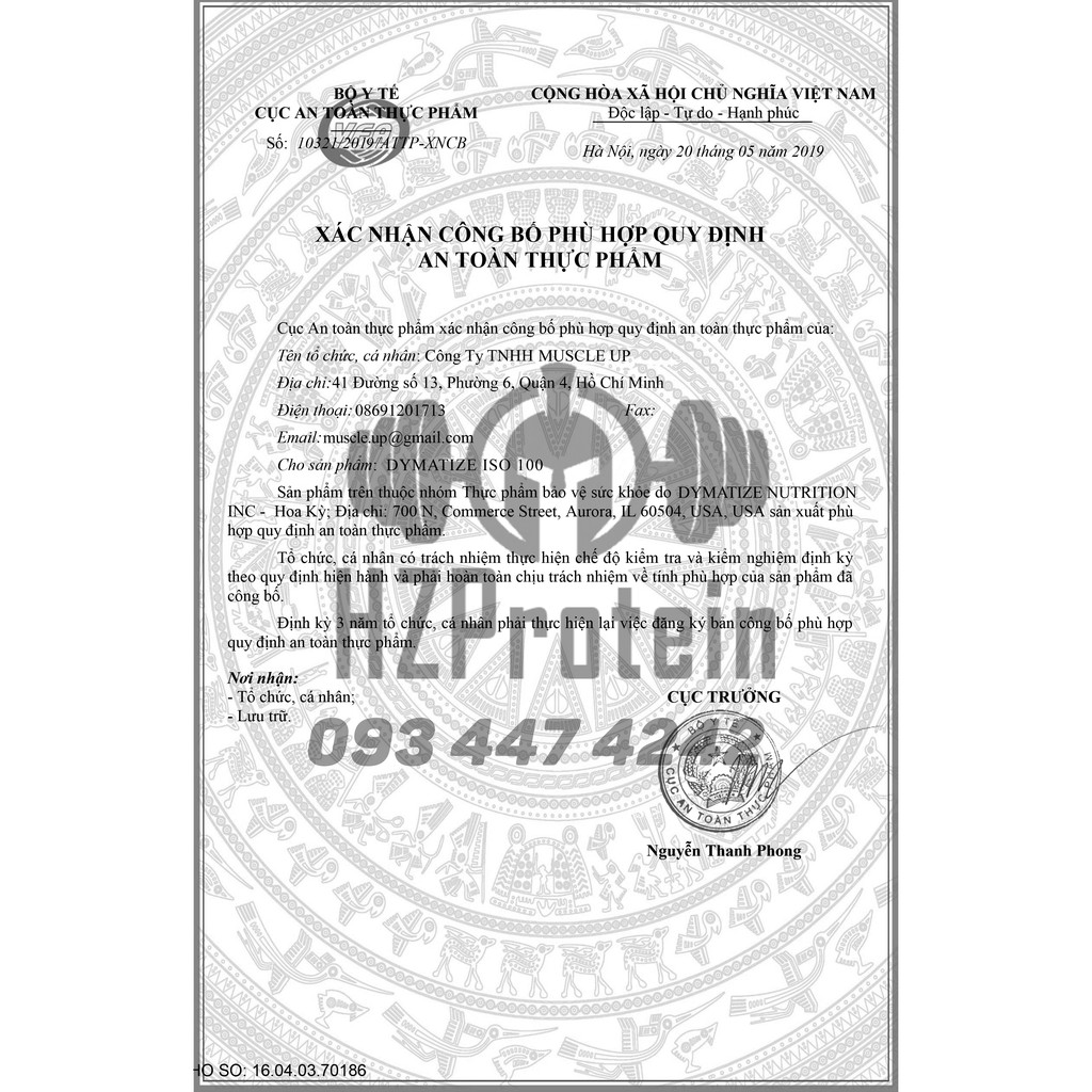 DYMATIZE ISO 100 - SỮA BỔ SUNG HYDROLYZED PROTEIN CHẤT LƯỢNG CAO (5 LBS)