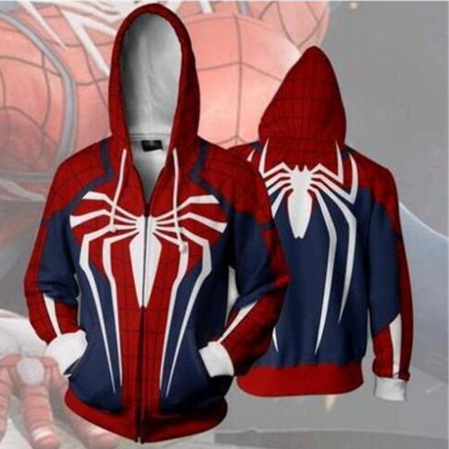 Áo khoác hóa trang Spiderman thời trang độc đáo dành cho nam và nữ