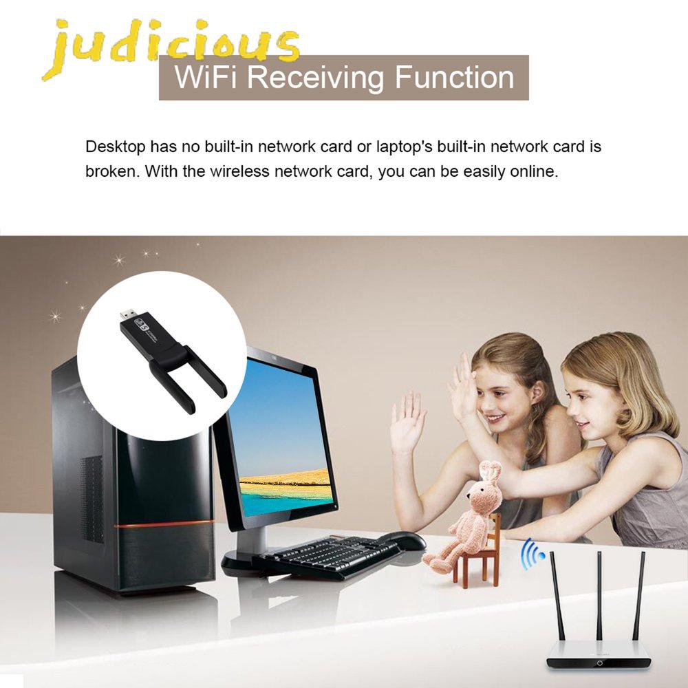 Ăng Ten Wifi Usb 3.0 1200mbps 5ghz 2.4ghz 802.11ac Rtl8812Bu Cho Máy Tính | BigBuy360 - bigbuy360.vn