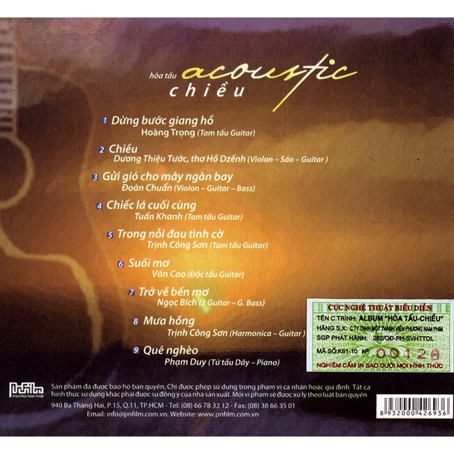 đĩa cd nhạc acoustic 1