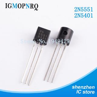 Set 100 linh kiện bán dẫn 2n5551 2n5401 5551 5401 to-92