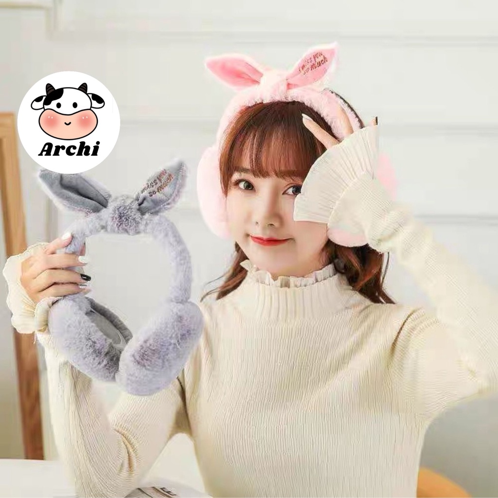 Chụp tại bịt tai giữ ấm mùa đông thời trang, loại to ôm trọn tai