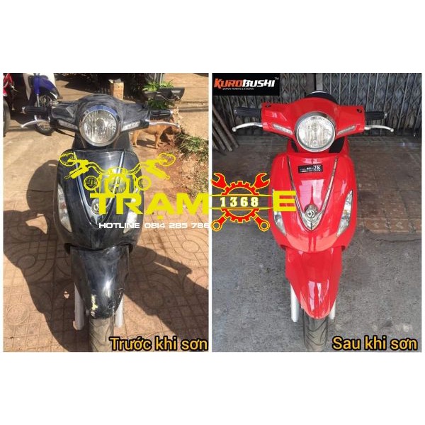 SƠN SAMURAI GÓI COMBO SƠN MÀU ĐỎ SIÊU XE FERRARI ĐỎ NỔI BẬT GỒM 4 CHAI - Trạm Xe 1368, hàng xịn giá tốt