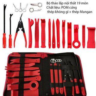 Bộ dụng cụ tháo lắp nội thất ô tô 19 món hàng nhập ngoại chất lượng