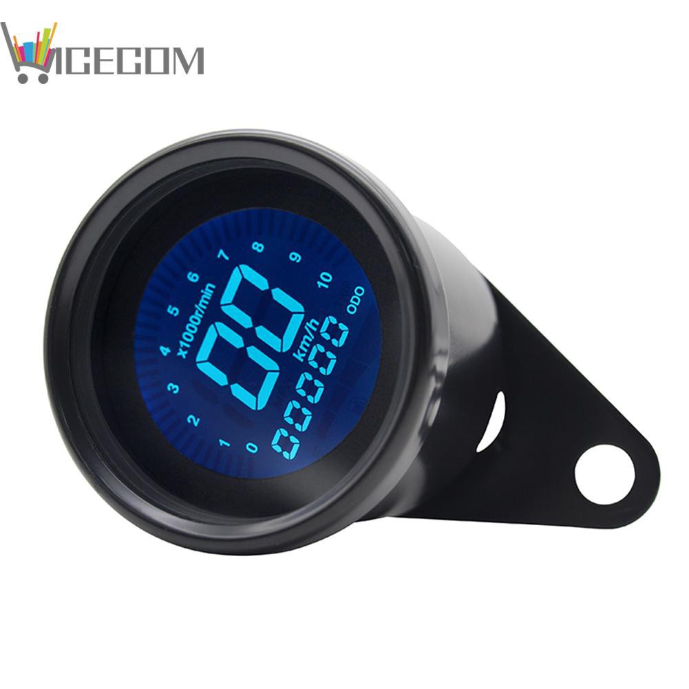 Đồng Hồ Đo Tốc Độ Xe Máy Màn Hình Lcd Kỹ Thuật Số 7 Màu Sắc 12v | BigBuy360 - bigbuy360.vn