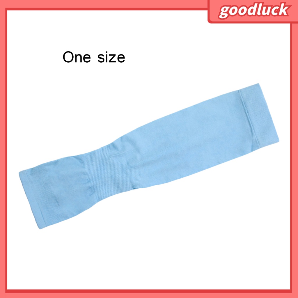 1 Đôi Găng Tay Chống Nắng / Tia UV Ôm Dáng Màu Trơn