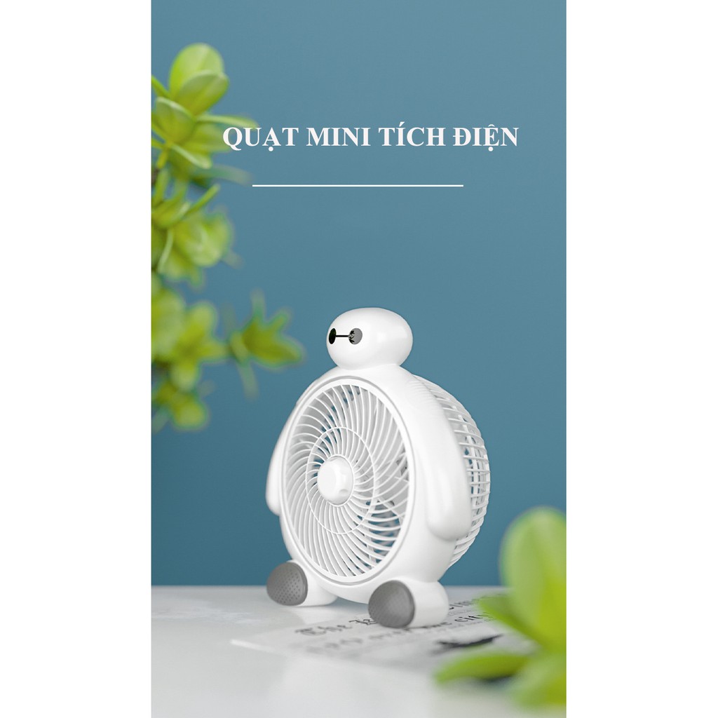 Quạt Mini USB Để Bàn Hình Minion Quạt BayMax Cực Dễ Thương Tiện Lợi Thích Hợp Để Bàn Học Bàn Làm Việc