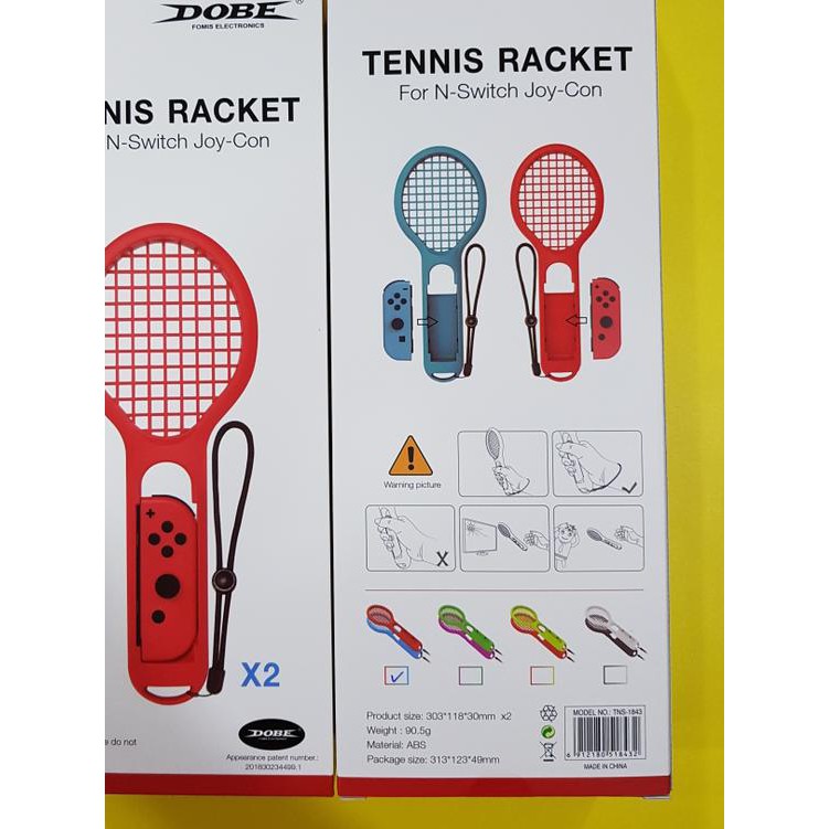 Dobe Set 2 Vợt Tennis Chuyên Dụng Cho Nintendo Switch