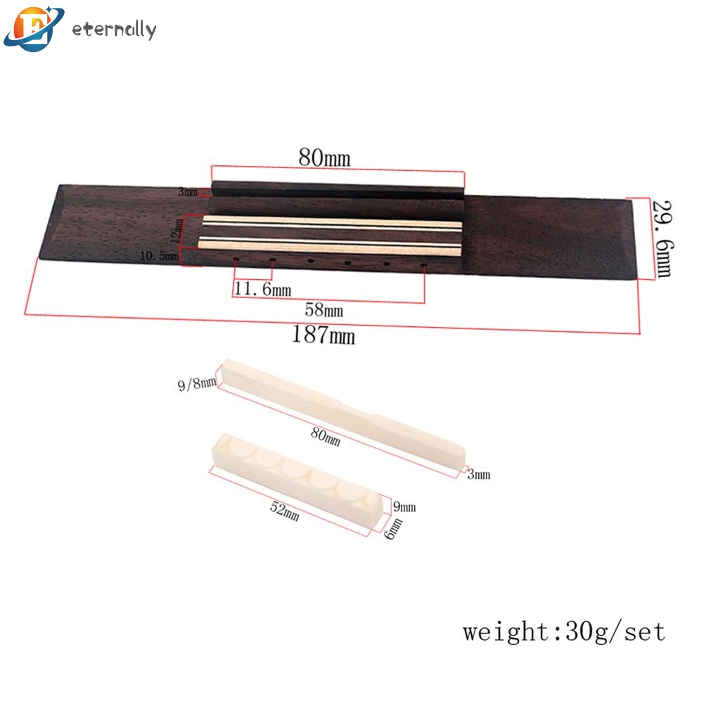 Cầu đàn + xương đàn + ngựa đàn guitar phong cách cổ điển