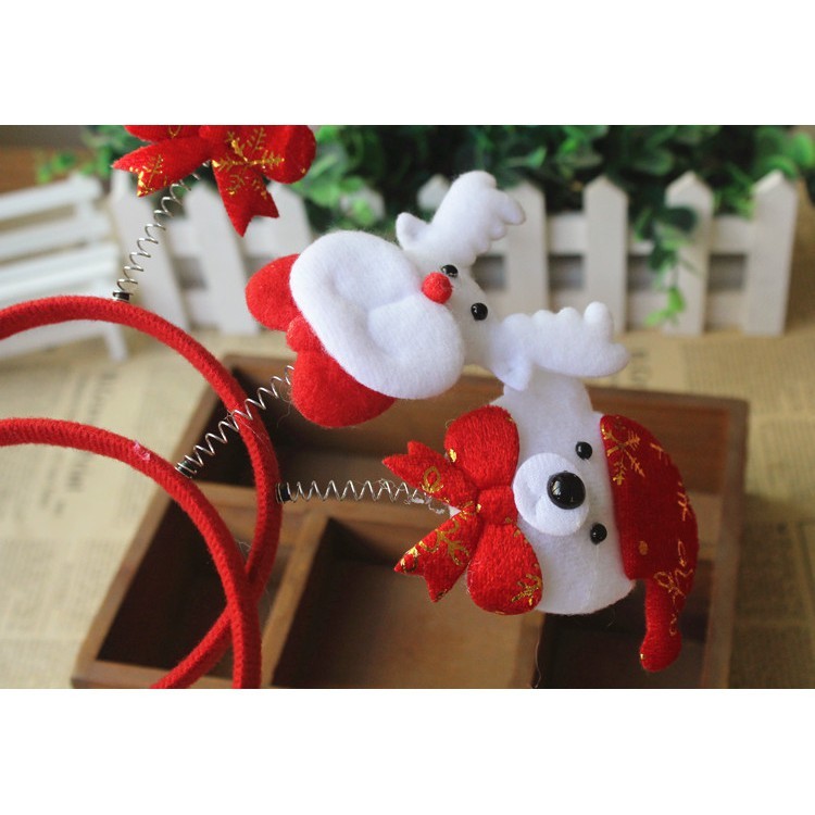 Bờm giáng sinh phát sáng hình Ông già Noel