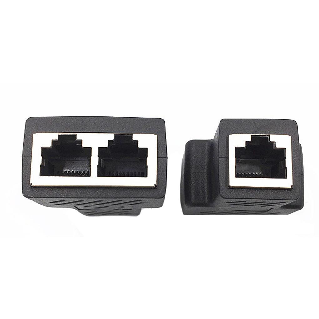 Set 2 Đầu Nối Chuyển Đổi Dây Cáp Internet Chuyên Nghiệp Có Thể Tháo Rời Và Tái Sử