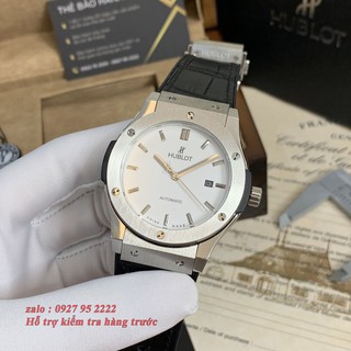 [Máy cơ + box hãng] Đồng hồ nam Hublot - Máy cơ automatic - Vip bảo hành 24th chống nước automaticwatch