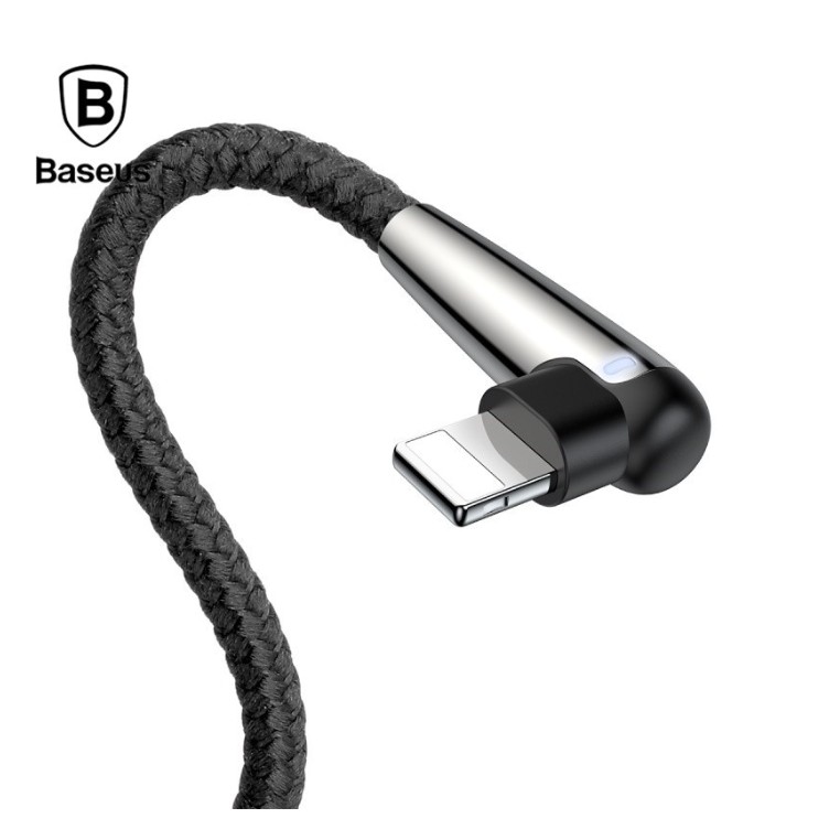 Cáp sạc nhanh siêu bền Baseus Sharp Bird Lightning cho iPhone/ iPad (Metal MVP Elbow Mobile Game Cable)